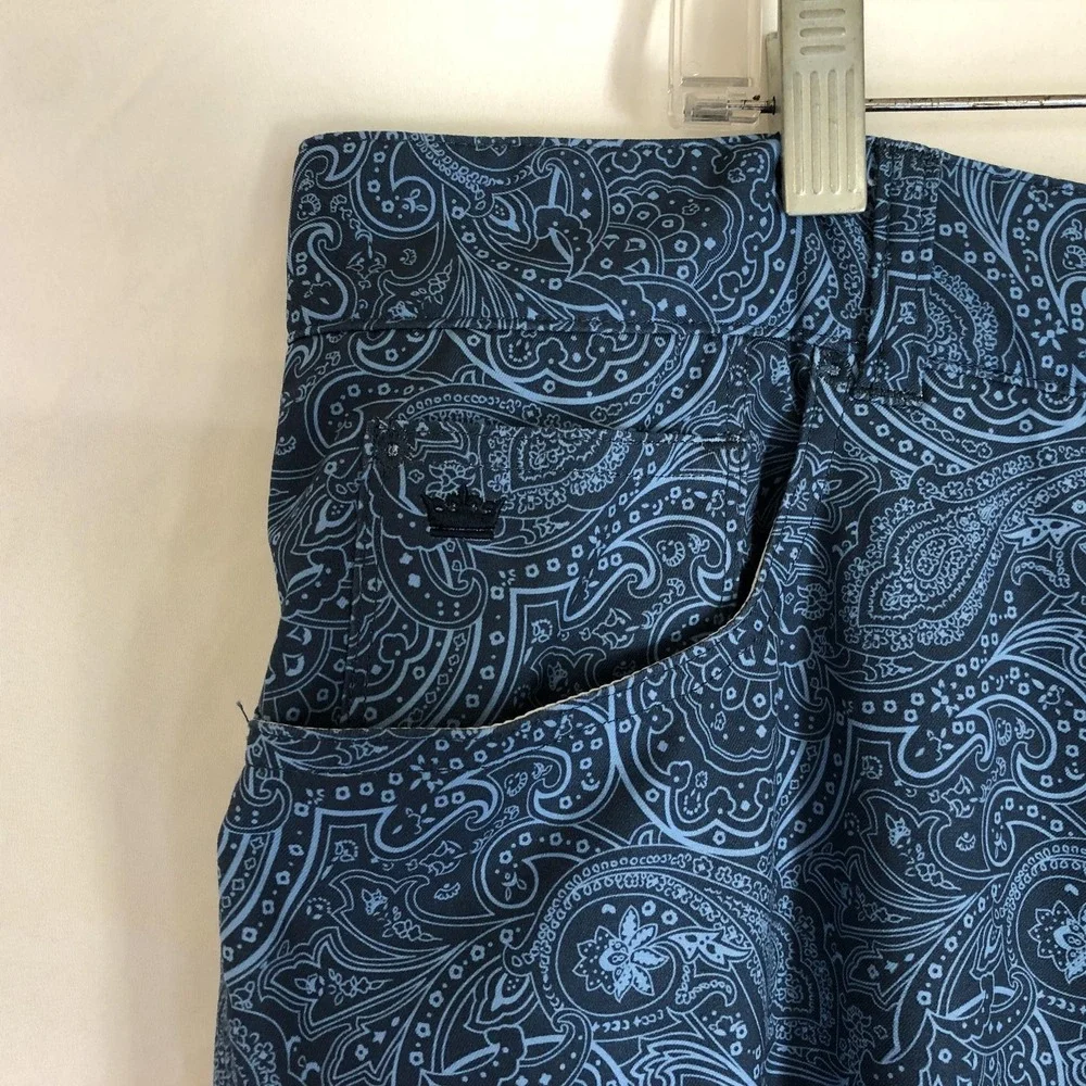 Peter Millar Pants Mens 42x29 Blue Crown Sport Paisley Golf Stretch Performance